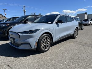 Exterior image of a Ford Mach-E on the lot