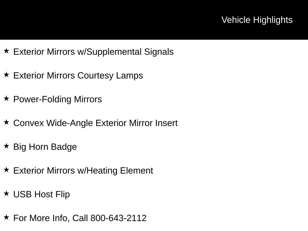 2024 RAM 1500 Big Horn/Lone Star