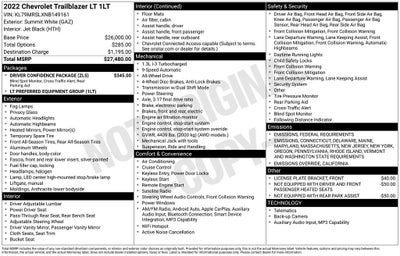 2022 Chevrolet TrailBlazer LT