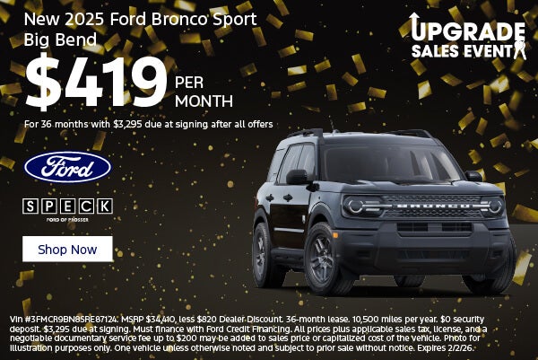NEW 2025 FORD BRONCO SPORT BIG BEND