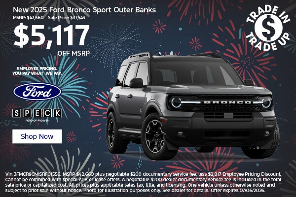 5117 off msrp 2025 ford bronco sport