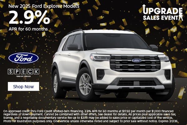 NEW 2025 FORD EXPLORER MODELS