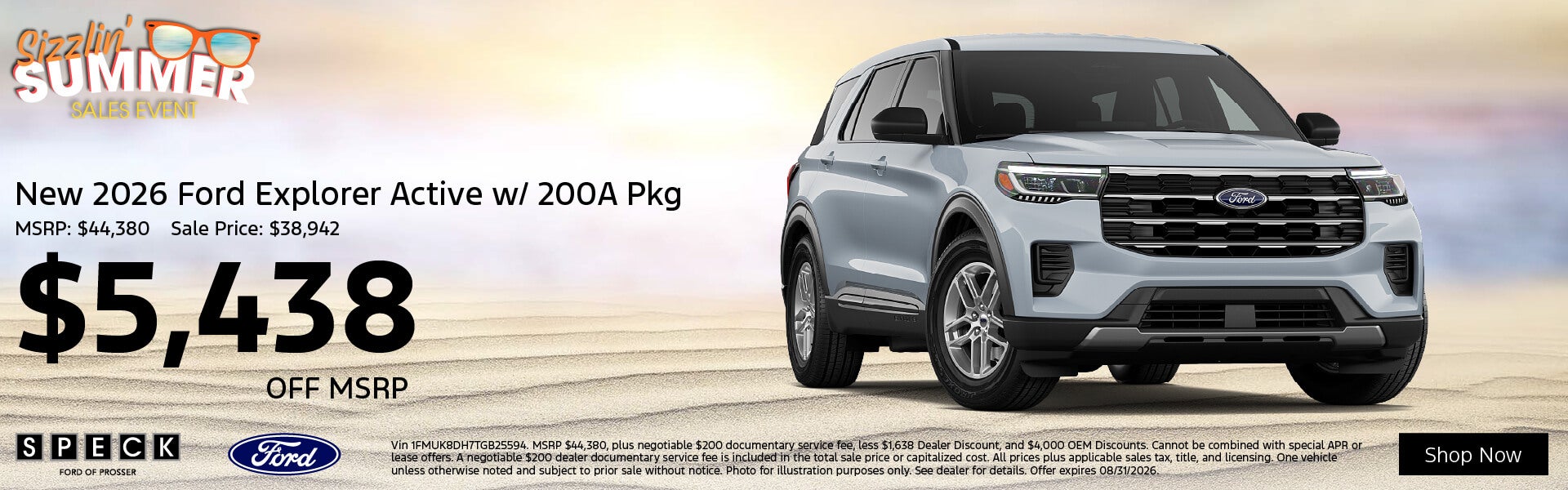 5438 off msrp new 26 ford explorer