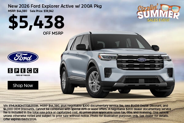 5438 off msrp new 26 ford explorer