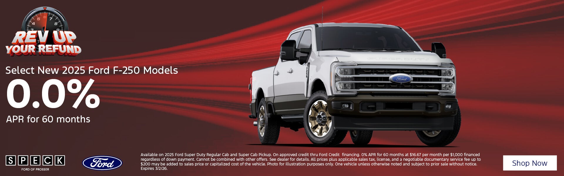 0 apr for 60 months on ford f250 models
