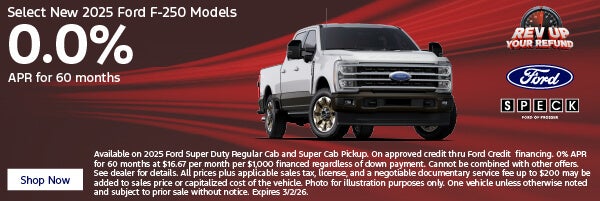 0 apr for 60 months on ford f250 models