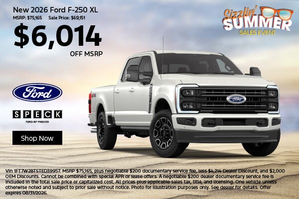 6014 off msrp new 26 ford f-250