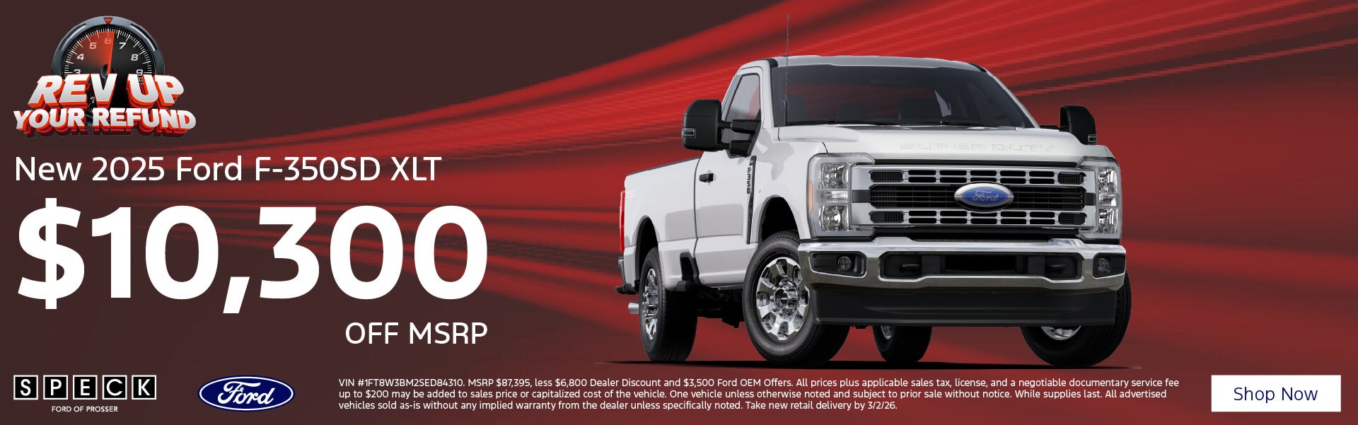 $10,300 off msrp on a 2025 ford f-350