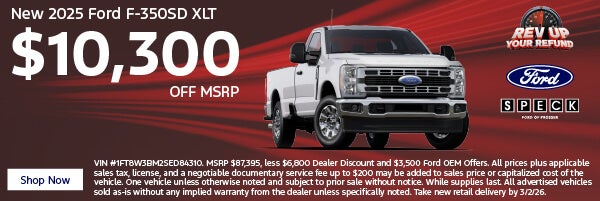 $10,300 off msrp on a 2025 ford f-350